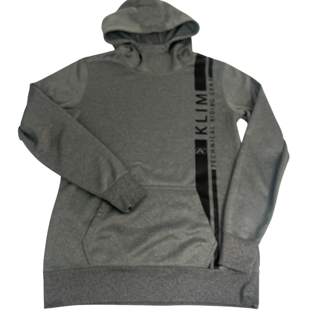 Klim Hoodie‎ Mens M Black Technical Riding Moto Gear Pullover Sweatshirt